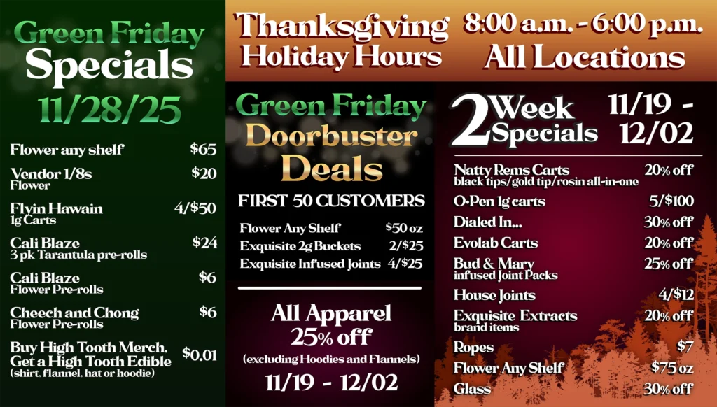 2 Week Specials / Max-Out Specials