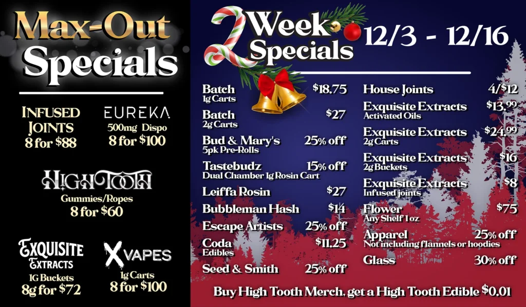2 Week Specials :: Max-Out Deals